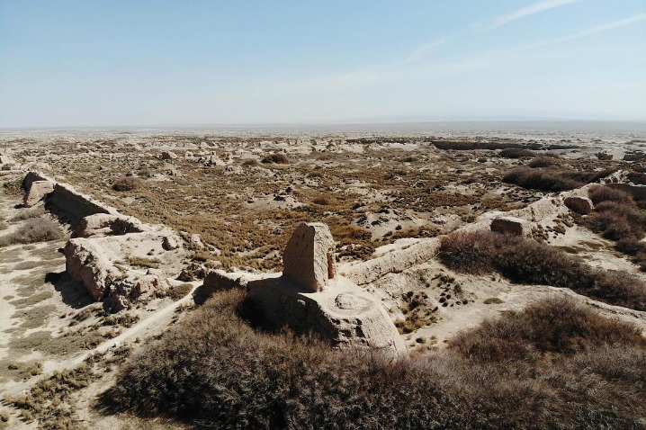 Magnificent views of Suoyang City Ruins in Gansu