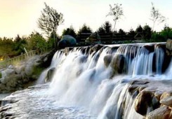 Gansu waterfall a wonderful sight