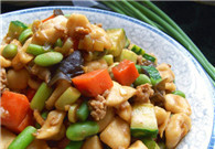 Stir-fried starch knots (炒疙瘩/Chao Ge Da)