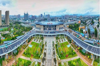 Zibo Railway Station south building starts operating