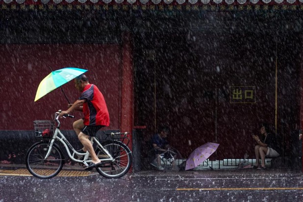 Northern China on rainstorm red alert