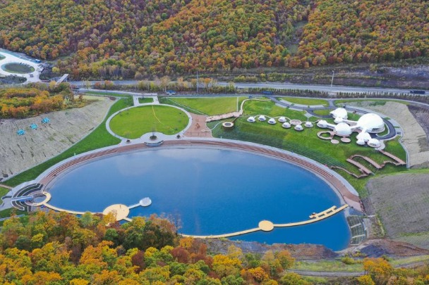 Abandoned coal mine revived as beautiful tourist destination