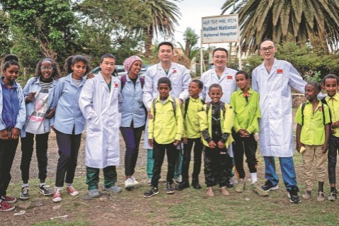 China nurses medical field in 41 countries