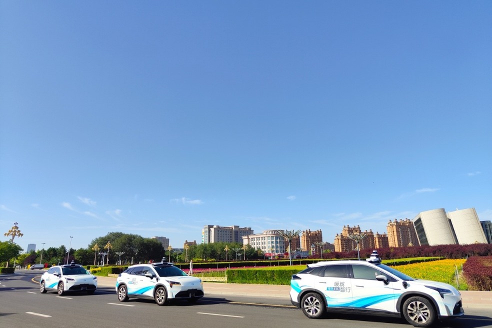 WeRide's robotaxis hit roads in Inner Mongolia