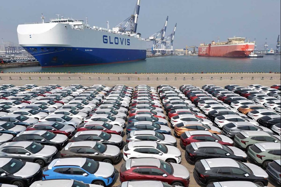 China's auto exports cruising in top gear