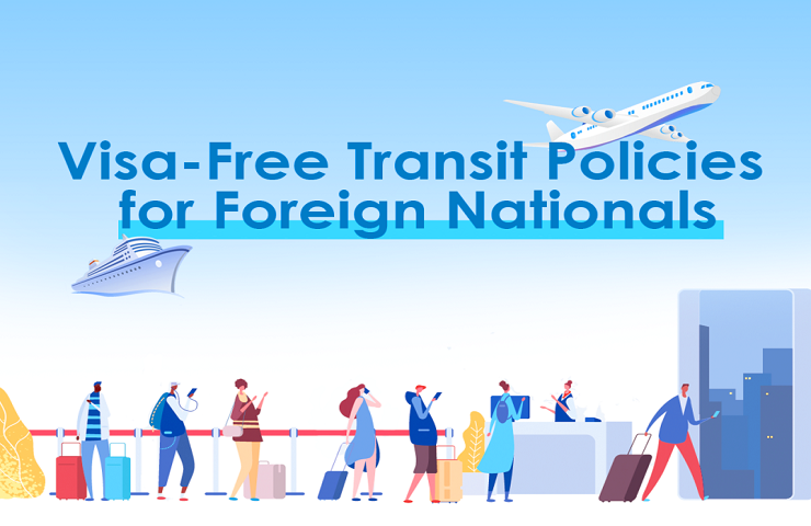 Visa-free transit policies for foreign nationals