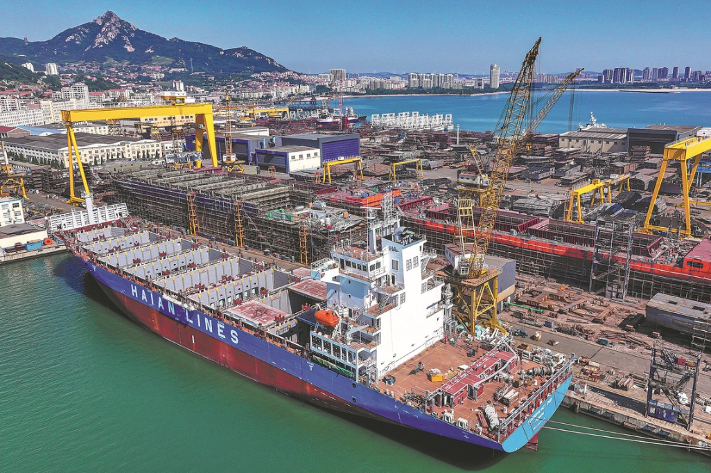 Ship export revenue growth in China's Jiangsu robust in H1