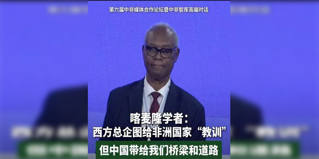 Cameroonian scholar: China brings us bridges, roads and real help