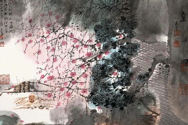 Contemporary Chinese paintings on display in Shenzhen