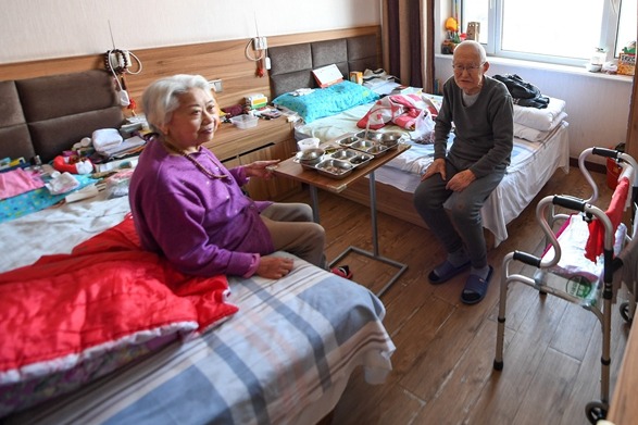 Proportion of nursing beds in China's elderly care institutions almost 60%