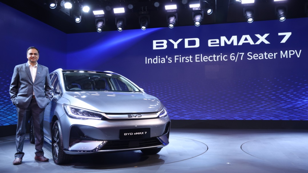 BYD unveils new electric MPV in India