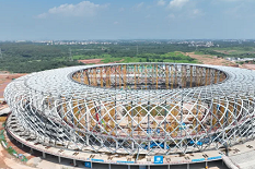 Stadium project of Maoming Olympic Sports Center accelerates construction