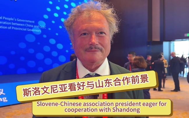 Slovene-Chinese association president eager for cooperation with Shandong