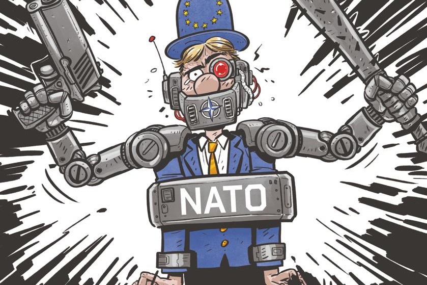 NATO shackling Europe's self determination