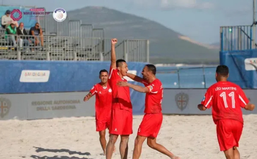 Ningbo team shines at global beach football event