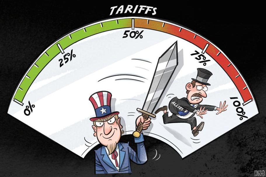 US swinging its tariff sword at their own allies