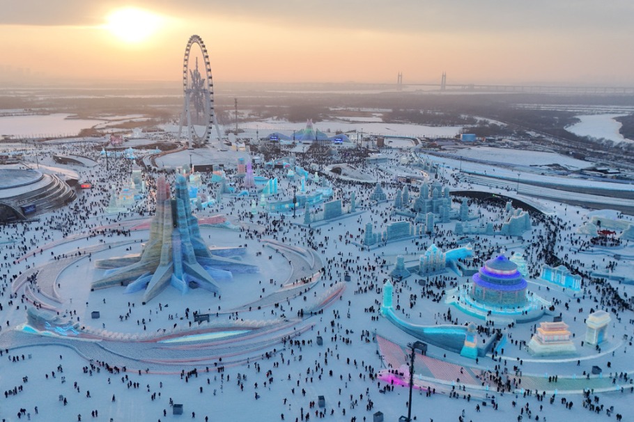 World's largest ice-and-snow theme park opens on Winter Solstice in China's 'city of ice'