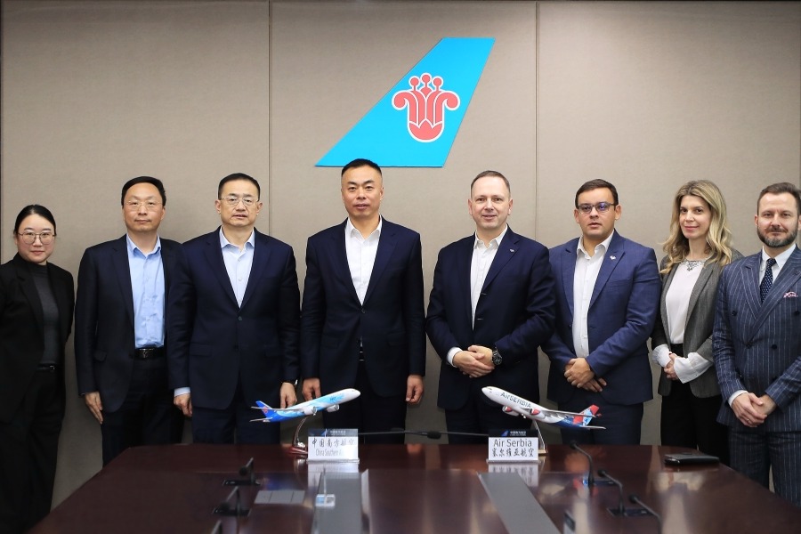 China Southern Airlines signs codeshare deal with Air Serbia