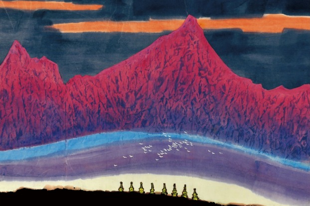 Paintings revealing artist's snow mountain dream on display in Yunnan